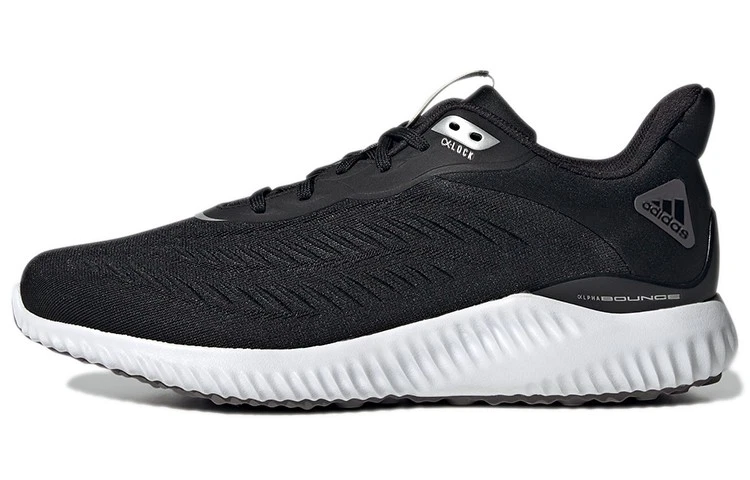 Adidas AlphaBounce Core Black Speckle Suede Athletic Sneakers Men\'s Sz 12 adidas Alphabounce Core Black for Sale | Authenticity  main image 4