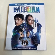 Valerian and the City of a Thousand Planets (Blu-ray, 2017) With Slipcover
