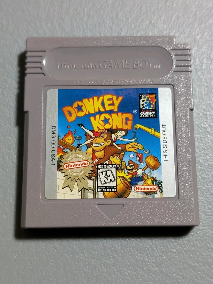 Donkey Kong (Nintendo Game Boy, 1994) Auténtico - Solo cartucho - Probado Foto 3 de 4