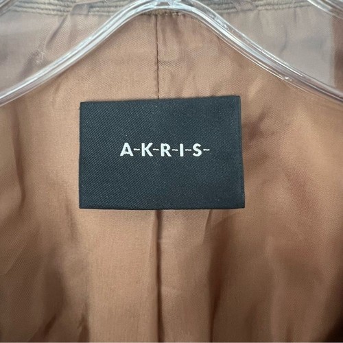 Akris Ribbed Wool Blend Blazer with Pockets Womens size 8 - Picture 3 of 7