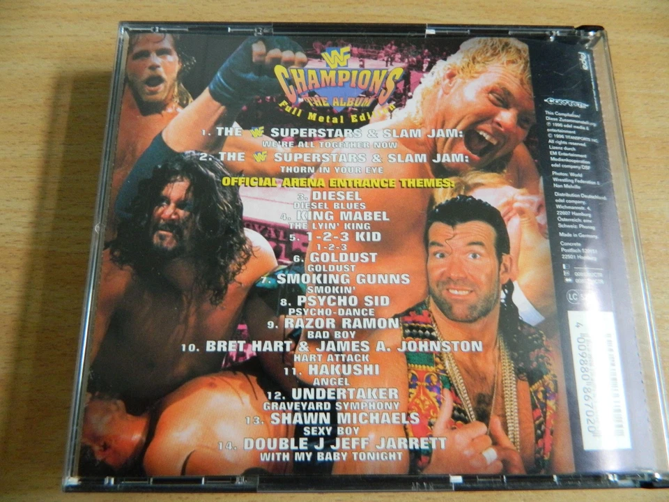 WWF Champions - The Album - CD - Full Metal Edition (1996) Wrestling - Bild 2 von 4