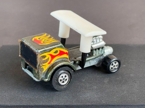 Vintage Johnny Lightning Topper 1971 SCARCE Dark GREEN Big Rig - All ORIGINAL! - Picture 3 of 9