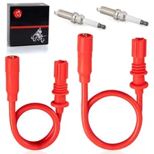 Spark Plug & Wire Cap for Polaris Scrambler 1000 2014 2015 2016 2017 2018-2024