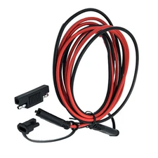 Heat Resistant SAE Extension Wire with Polarity Reverse Adapter for Solar Panel