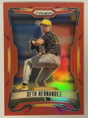 2026 Panini Prizm Baseball Seth Hernandez Red Prizm     /299 Pirates