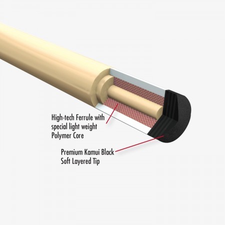 Pure X HXTE6 Pool Cue Stick + Kamui Tip + LIFETIME WARRANTY - Picture 3 of 4