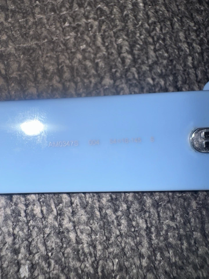 GAFAS DE SOL USADAS ALEXANDER MCQUEEN AM0347S 004 AZUL CLARO MUJER TALLA 54/16/145 MM Foto 4 de 4