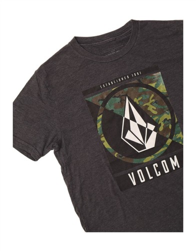 VOLCOM Mens Graphic T-Shirt Top Small Grey Cotton CN19 - Picture 3 of 3