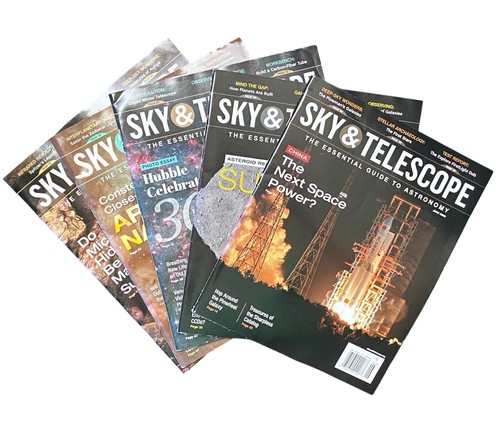 5 issues of Sky And Telescope Magazine Jan, March, April, May, June 2020 - Imagen 7 de 7