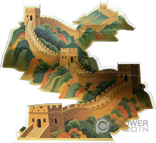 GREAT WALL OF CHINA 1/1000 Oz Moneta Oro 12$ Liberia 2026 - Imagen 3 de 5