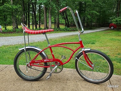 Vintage 1970 Red Schwinn StingRay Bicycle with Original