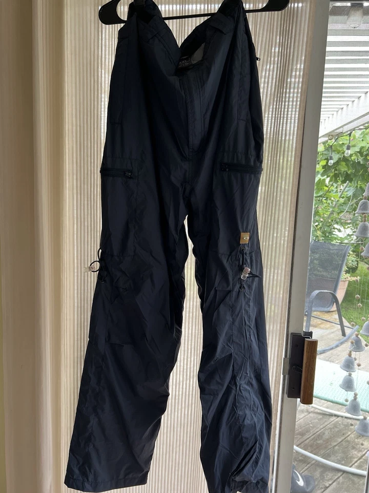 Pantalones de esquí Oakley vintage/ ❄️ snowboard, X X L, azulados muchos bolsillos Foto 3 de 4