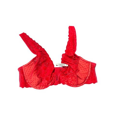 NWT Adore Me Floral Lace Sheer Intimates Bra Size 36C - Picture 1 of 7