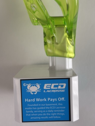 East Coast Dyes (ECD) Unstrung ION Men’s Lacrosse Head - Lime Green - Brand NEW! - Picture 12 of 18