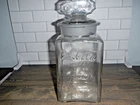VINTAGE GENERAL STORE COUNTER COCO-COLA PEPSIN CHEWING GUM GLASS JAR RICHMOND VA