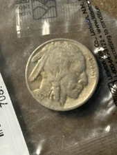 1930-S BUFFALO NICKEL 2-FEATHER VARIETY MINT ERROR, FS-401, VF+, SCARCE