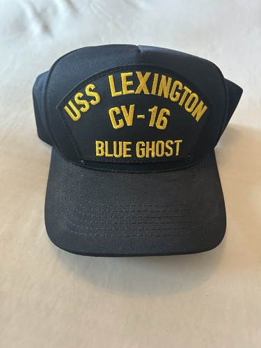 USS Lexington CV-16 “Blue Ghost” Cap By Northstar Embroidered Snap Back - Picture 7 of 7