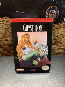 Ghost Lion Nintendo NES CIB Poster And Manual Tested Great Condition