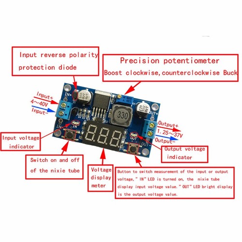 Voltage Regulator Step-down Power Converter Adjustable Sale High Quality - Afbeelding 3 van 11