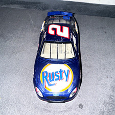 Rusty Wallace 2 Ford Taurus NASCAR Diecast Racing Car Blue/White