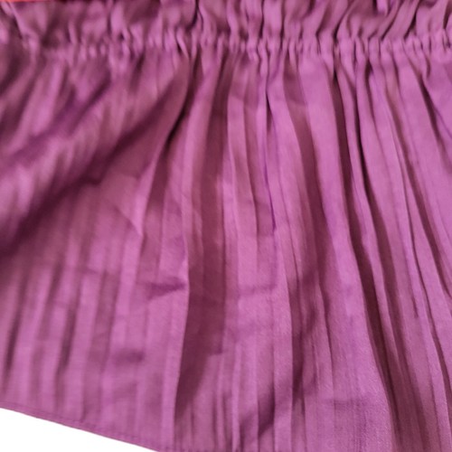 Anthropologie Tiered Plum Prune Pleated Tank Blouse Summer Lightweight Large NWT - Picture 6 of 7