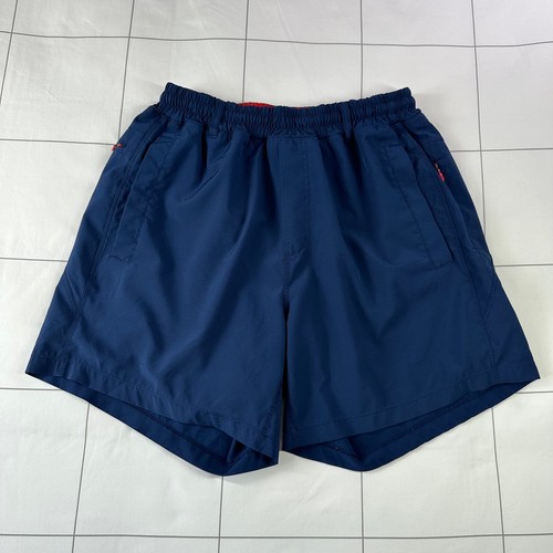 Freeballers Shorts Herren Large blau gefüttert 6" sportlich Freizeit Reisen Komfort Fitnessstudio
