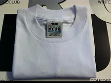 6 NEW PROCLUB COMFORT PLAIN T-SHIRT BLANK WHITE TEE PRO CLUB 2X-LARGE 2XL 6PC