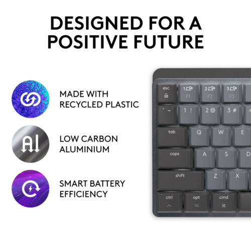 Logitech MX Kabellose Tastatur mit Hintergrundbeleuchtung (920010831) - Bild 5 von 6