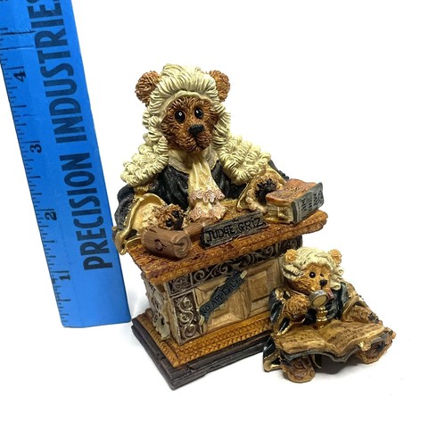 Boyds Bears, JUDGE GRIZ...HISSONAH, #228303, Pristine condition - Picture 6 of 7