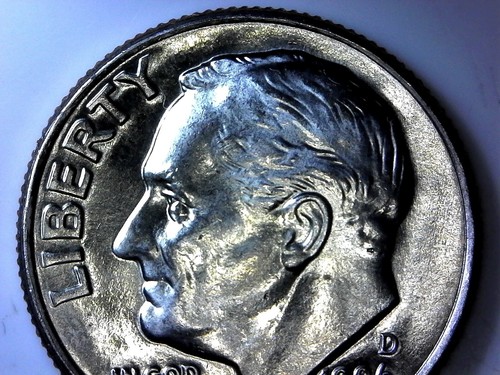 1986 P & D Roosevelt Dime D.D.R. R.P.M. mit vollen Bändern Stempelglanz. D13 - Bild 11 von 20