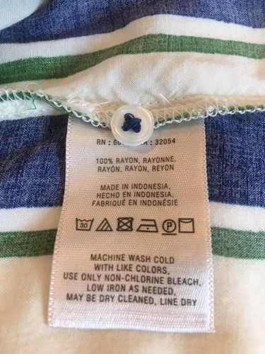 Anthropologie Maeve Art House Button Down Stripe Blouse- Size 0- Retail $98 - Picture 12 of 12