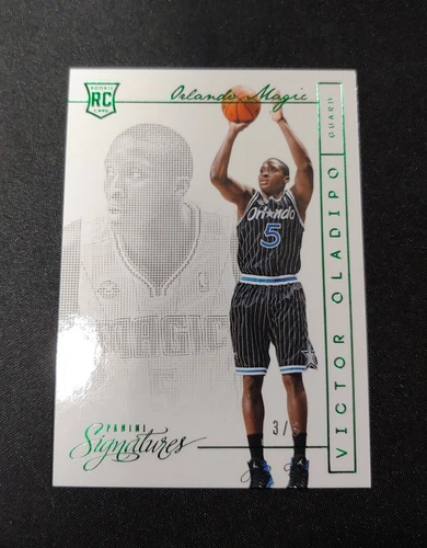 Victor Oladipo 2013-14 Panini Signatures Green # 3/3 SSP Rookie RC Magic Rockets