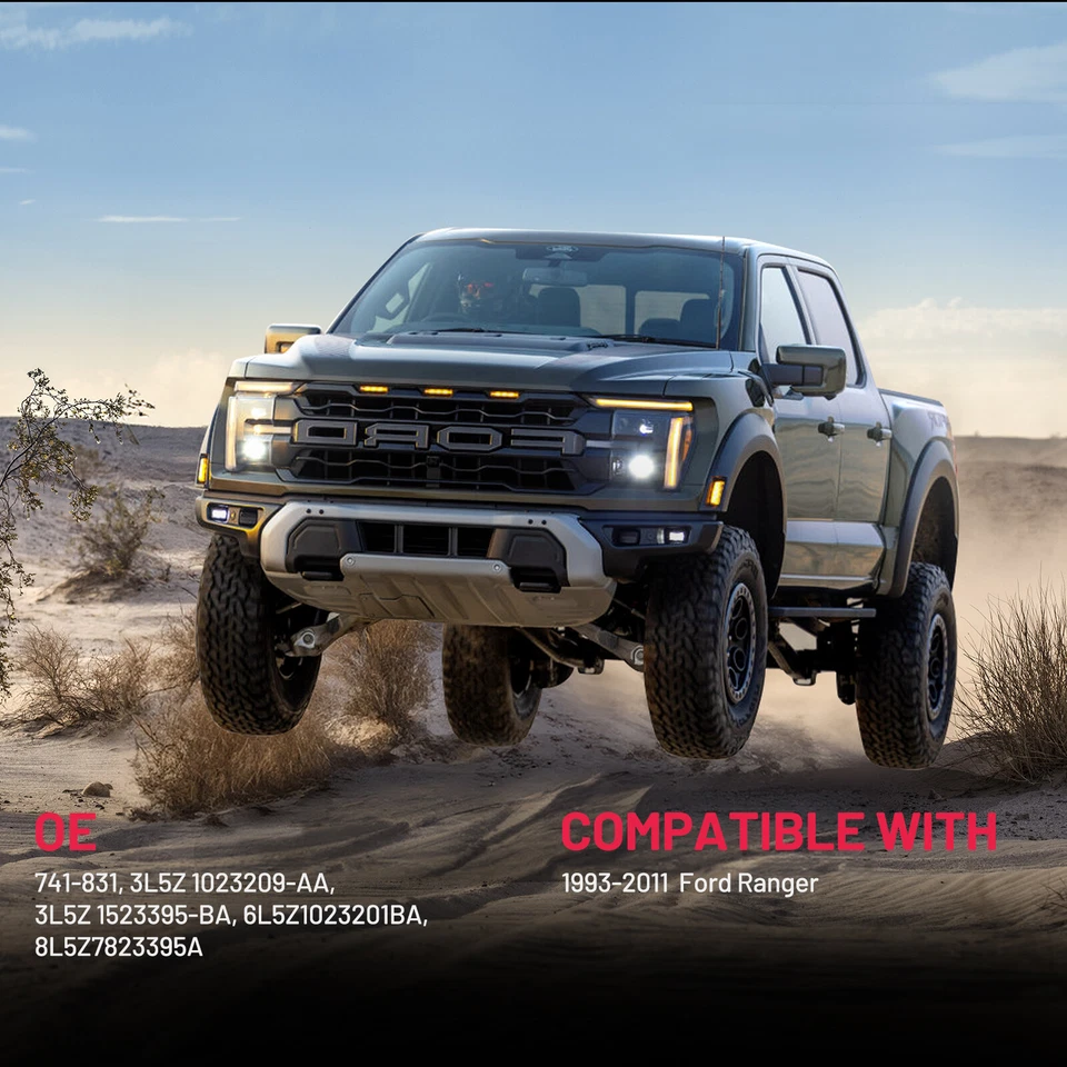 Lado del conductor delantero izquierdo para Ford Ranger 1993-2011 regulador de ventana con motor Foto 4 de 4