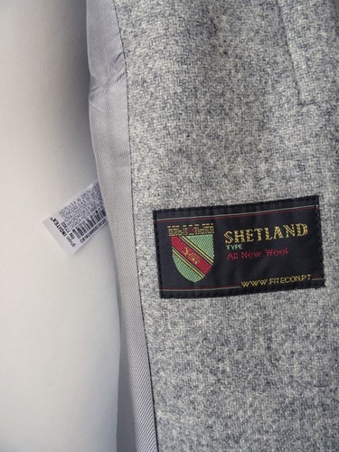 ZARA GREY MARL 100% WOOL INVERTED LAPEL COLLAR FROCK COAT SIZE S UK 8 - Picture 13 of 19