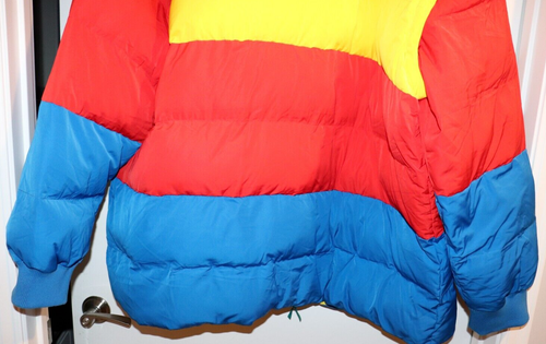 LEGGO X TARGET HERREN GEFÜTTERTE JACKE BLOCKSTREIFEN ROT BLAU GELB AQUA REISSVERSCHLÜSSE 3XLT - Bild 6 von 10