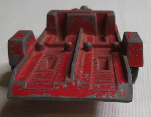 Vintage 1969 Tootsietoy Motorcycle Trailer Scooter Moped Hauler Red Used Toy - Picture 9 of 12