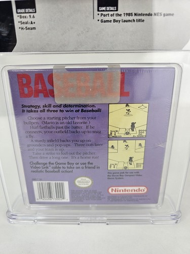 Baseball (Nintendo Game Boy, 1989) Brand New Factory Sealed (A+) Wata Graded 9.6 - Picture 5 of 8