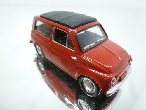 MONDO MOTORS 53116 FIAT 500 GIARDINIERA 1960 - RED 1:43 - GOOD - 205 - Imagen 6 de 6