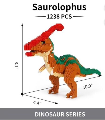 Saurolophus Building Block Set, 1238 Pcs - Picture 2 of 5