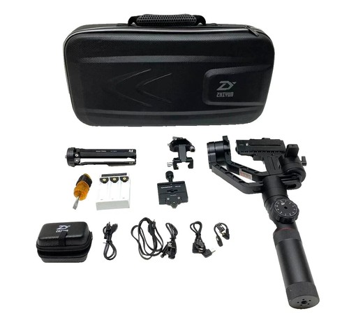 Zhiyun Crane 2 Camera 3-Axis Stabilizer W/Mounting Hardware 6 Batteries Case - Picture 4 of 6
