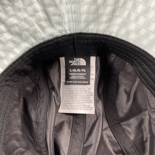Sombrero de cubo THE NORTH FACE ciprés talla L/XL negro/azul con logotipo NF - Imagen 9 de 9