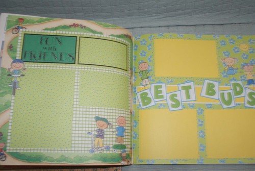 Me & Me Big Ideas Friends Scrapbook Page Pre-Designed Layout Paper Fast Shipping - Picture 6 of 12