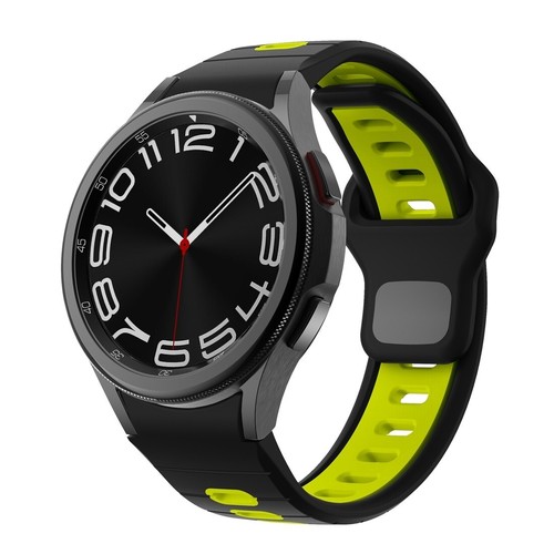 Correa de Silicona con Hebilla Invertida Bicolor para Samsung Galaxy Watch 7 / 6 - 第 5/7 張圖片