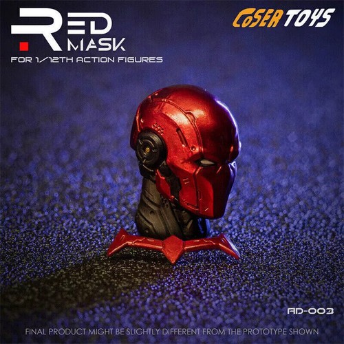 1/12 Jason Todd Cappuccetto Rosso Testa Intaglio Modellino Accessorio COSER TOYS Giocattoli 1PZ - Foto 2 di 7