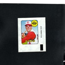 31523* 1969 Topps Decal Pete Rose MINT