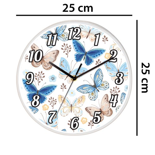 25cm Colourful Kids Children Nursery Wall Clock Art Learning Girl Boy Room Decor - Picture 55 of 109