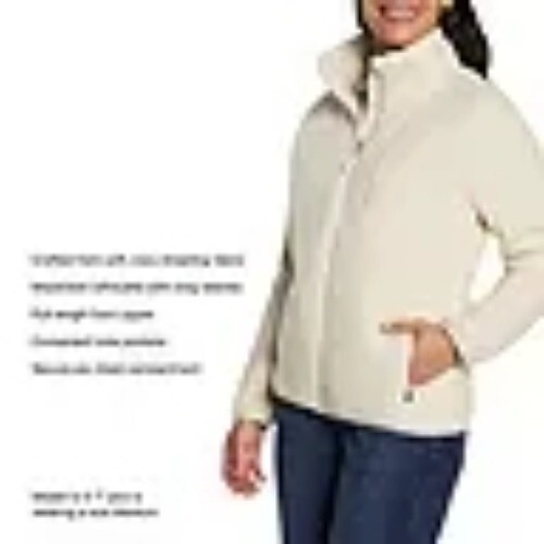 Eddie Bauer $80 Women's Fleece Jacket LG NWT - Picture 3 of 4