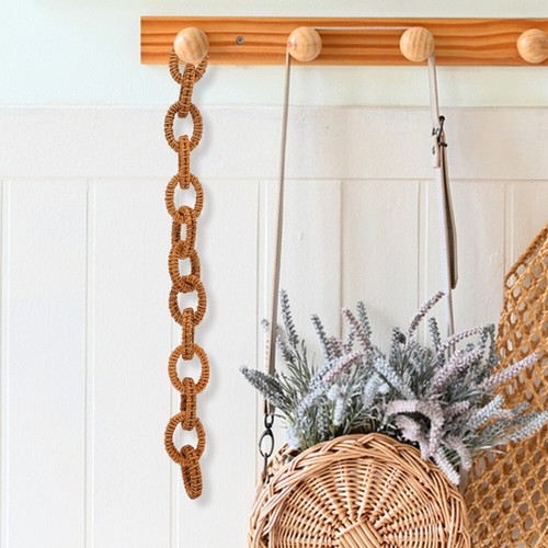 Rattan Rattan Woven Chain Chain Decor,rattan Chain Rattan Chain Link Decor - Picture 9 of 12
