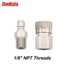 Quick Disconnect Male & Female Set 8mm 1/8 npt Thread Accessories