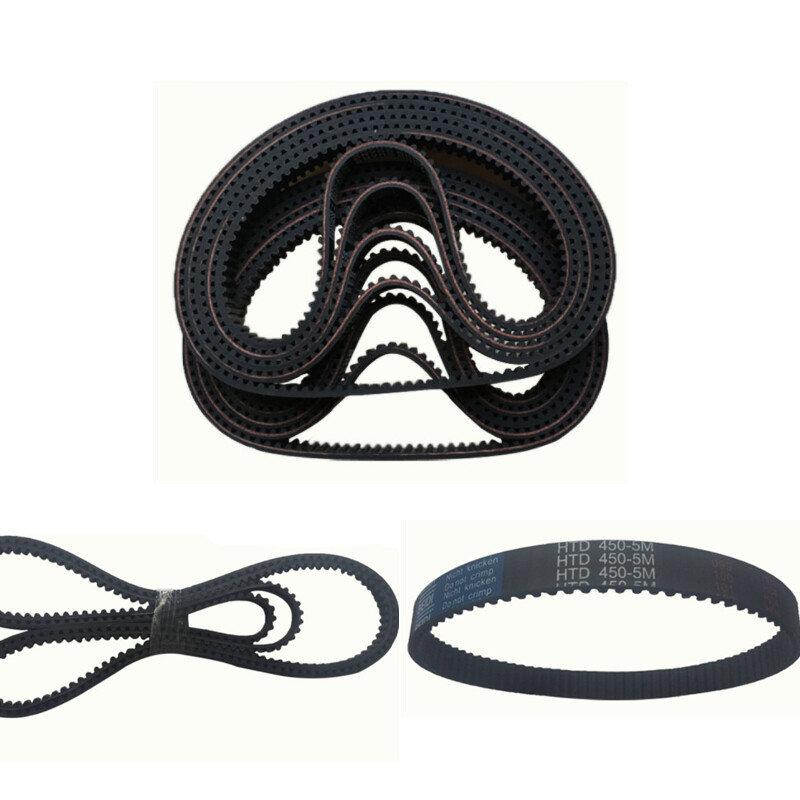 HTD5M Pitch 5mm Timing Pulley Belts Close Loop Rubber Timing Belt